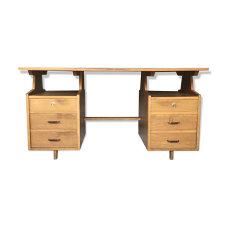 2-column modernist executive desk, 1950