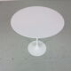 Eero Saarinen White Vintage Tulip Side Table for Knoll, 1960