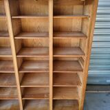 Authentique grand meuble rangement classeur Vintage en bois massif