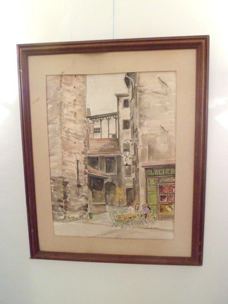 Watercolour signed Vuillermet