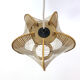 Hanging lamp wire and wood from the 60s-70