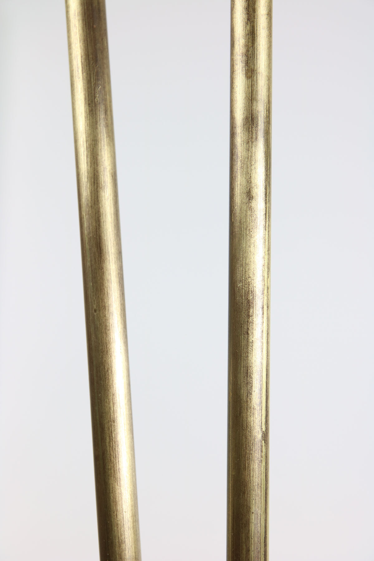 Mid-century brass floor lamp