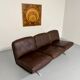 De Sede DS31 vintage leather 3-seater canapé banquette from the 1970s.