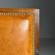 French armchair 19th century leather