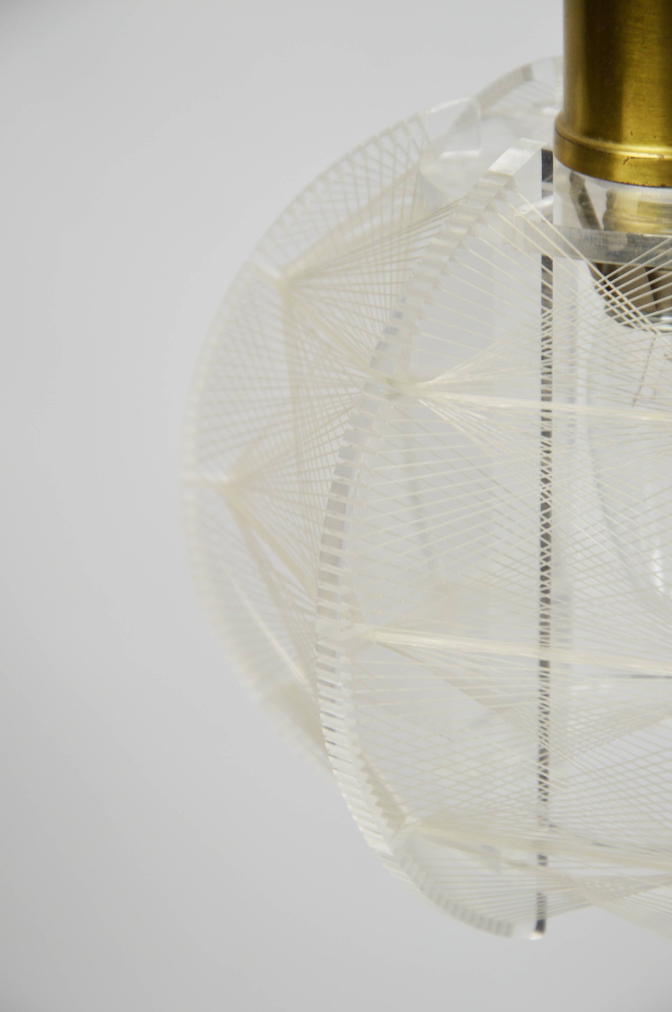 Cascade lamp, space age, 1970s