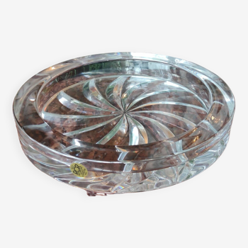 Old RCR crystal dish Italy