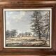 Tableau : Huile sur toile - paysage breton