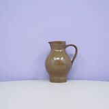 vintage brown ceramic jug