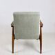 Fauteuil 'Lis', années 1970, vert clair, design Henryk Lis - bois naturel