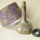 Vintage Ceramic Lamp - Indian Purple Flower Shade - 70s Style