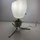 Vintage 1960 tripod opaline lamp mid-century design - 34 cm