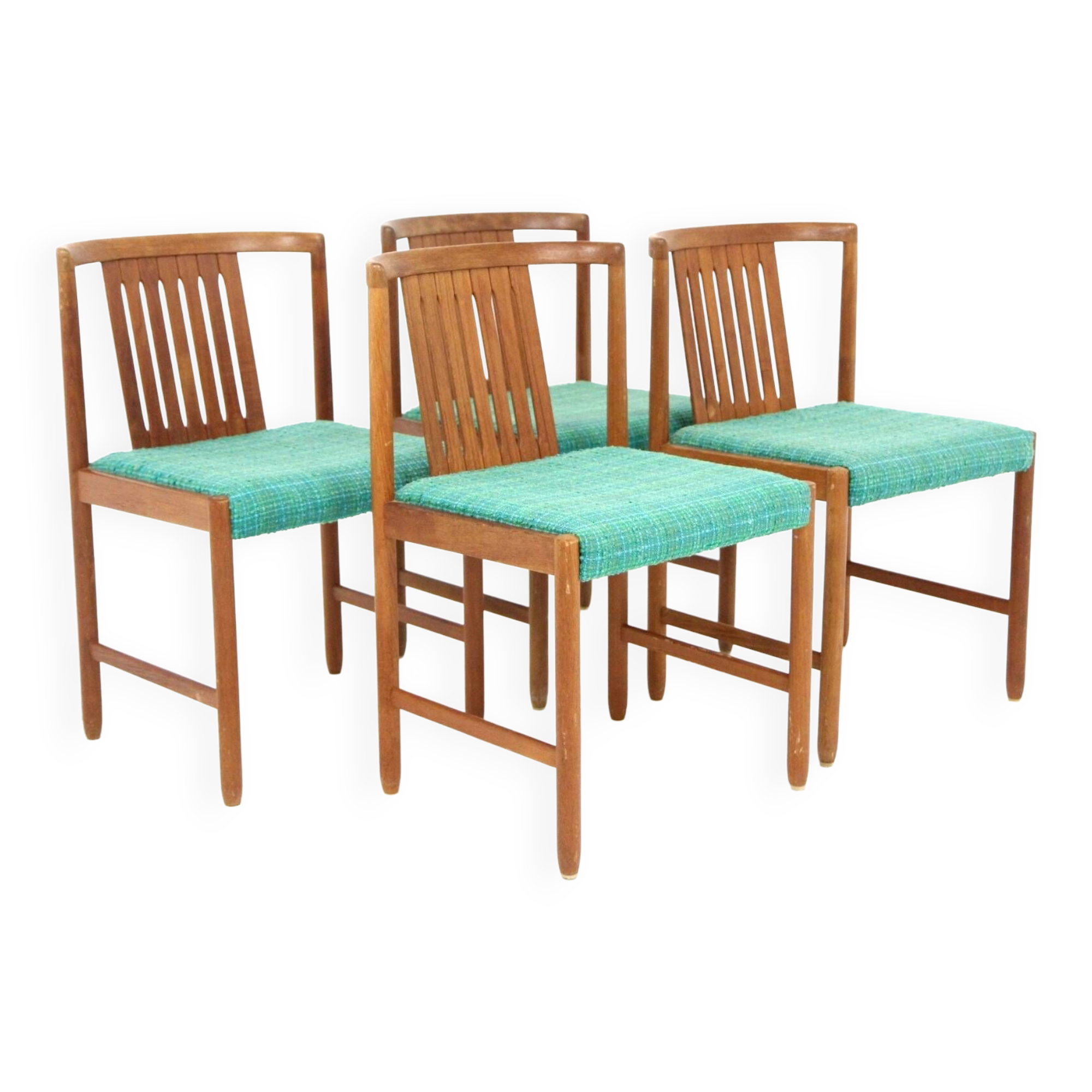 Set of 4 teak table chairs, Bertil Fridhagen, Bodafors, Sweden, 1960