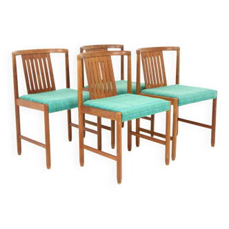 Set of 4 teak table chairs, Bertil Fridhagen, Bodafors, Sweden, 1960