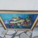 Tableau huile sur toile signé