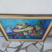Table oil on canvas signed