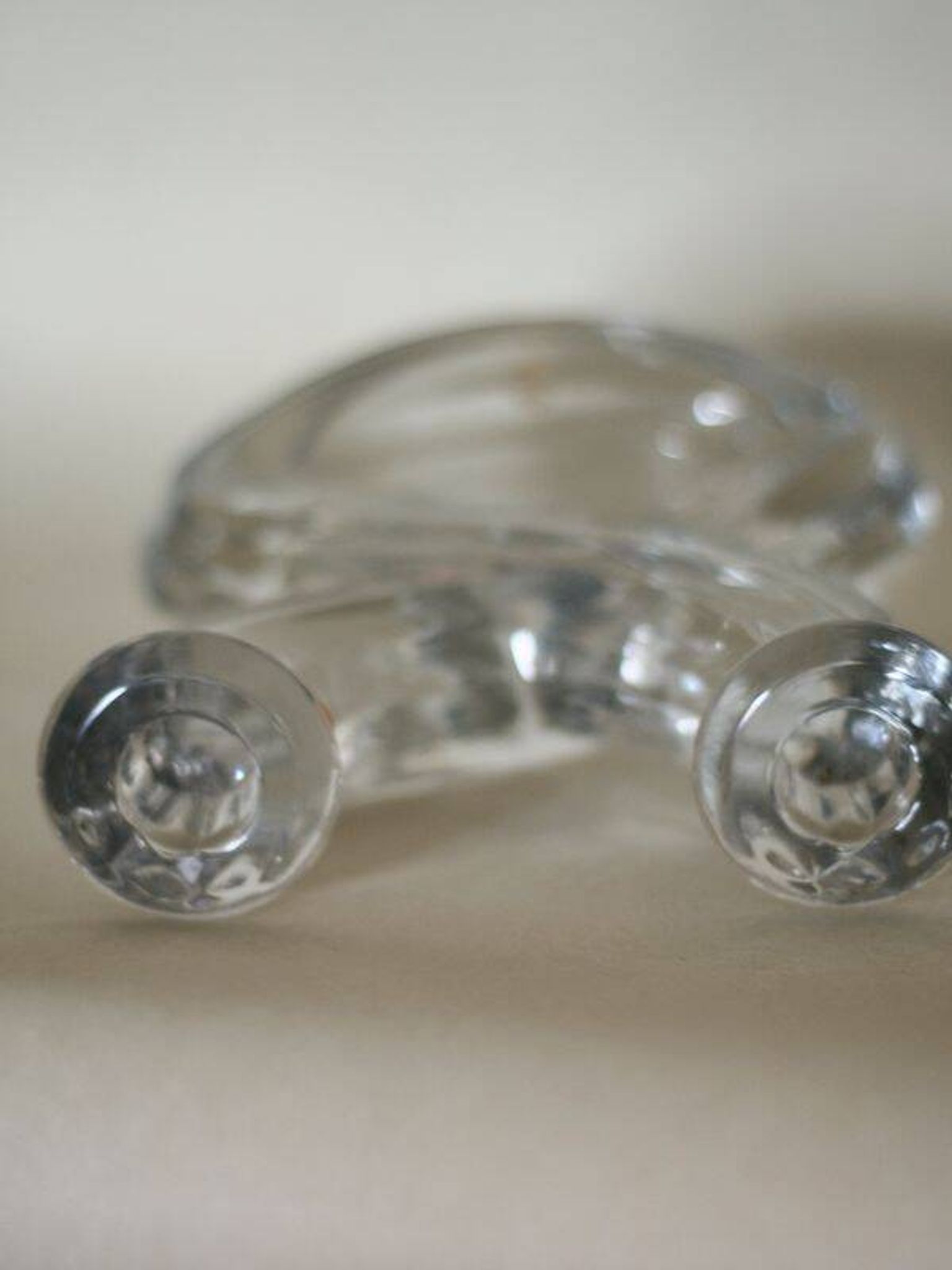 Bougeoir en cristal de Vannes