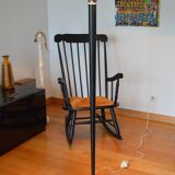 Vintage 80s Floor Lamp Chrome Design Titan Lightning