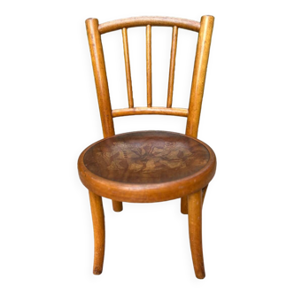 Fischel 'Pierrots' curved wooden children's chair