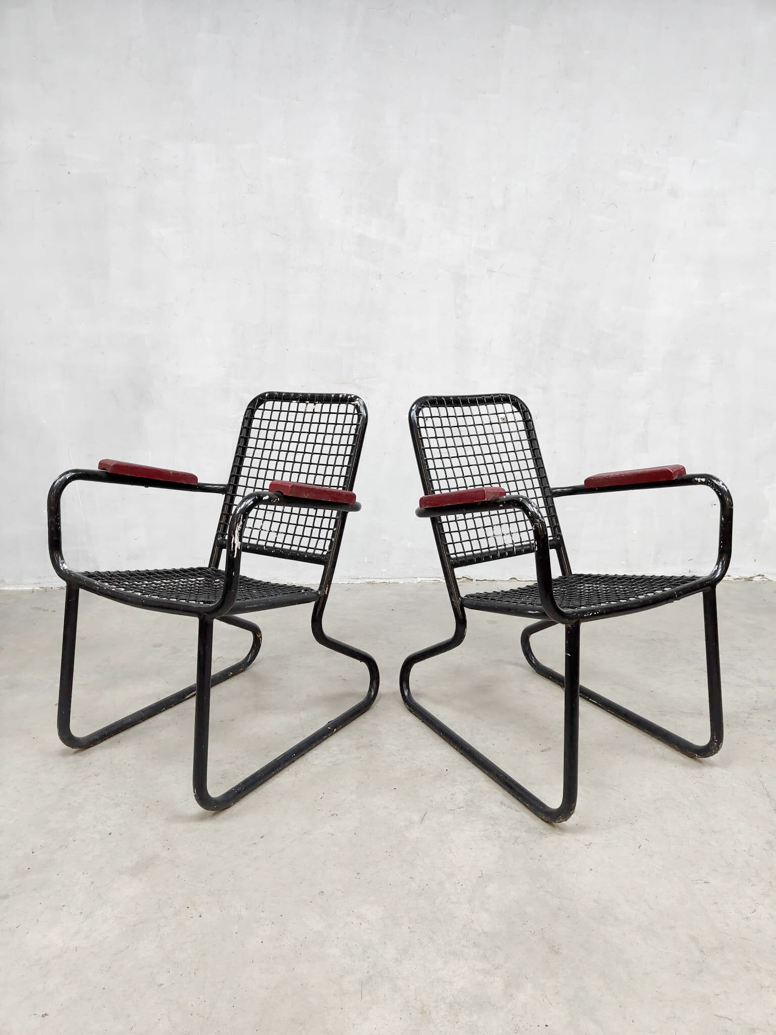 Vintage wire garden chair