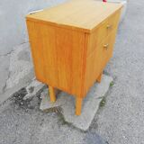 Vintage bedside 1 drawer 1 valve