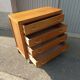 Vintage chest of drawers 4 drawers feet compass