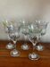 5 colored water glasses