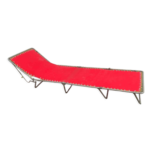 Lit de camp pliant chaise longue