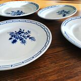 Set of 4 plates Badonviller