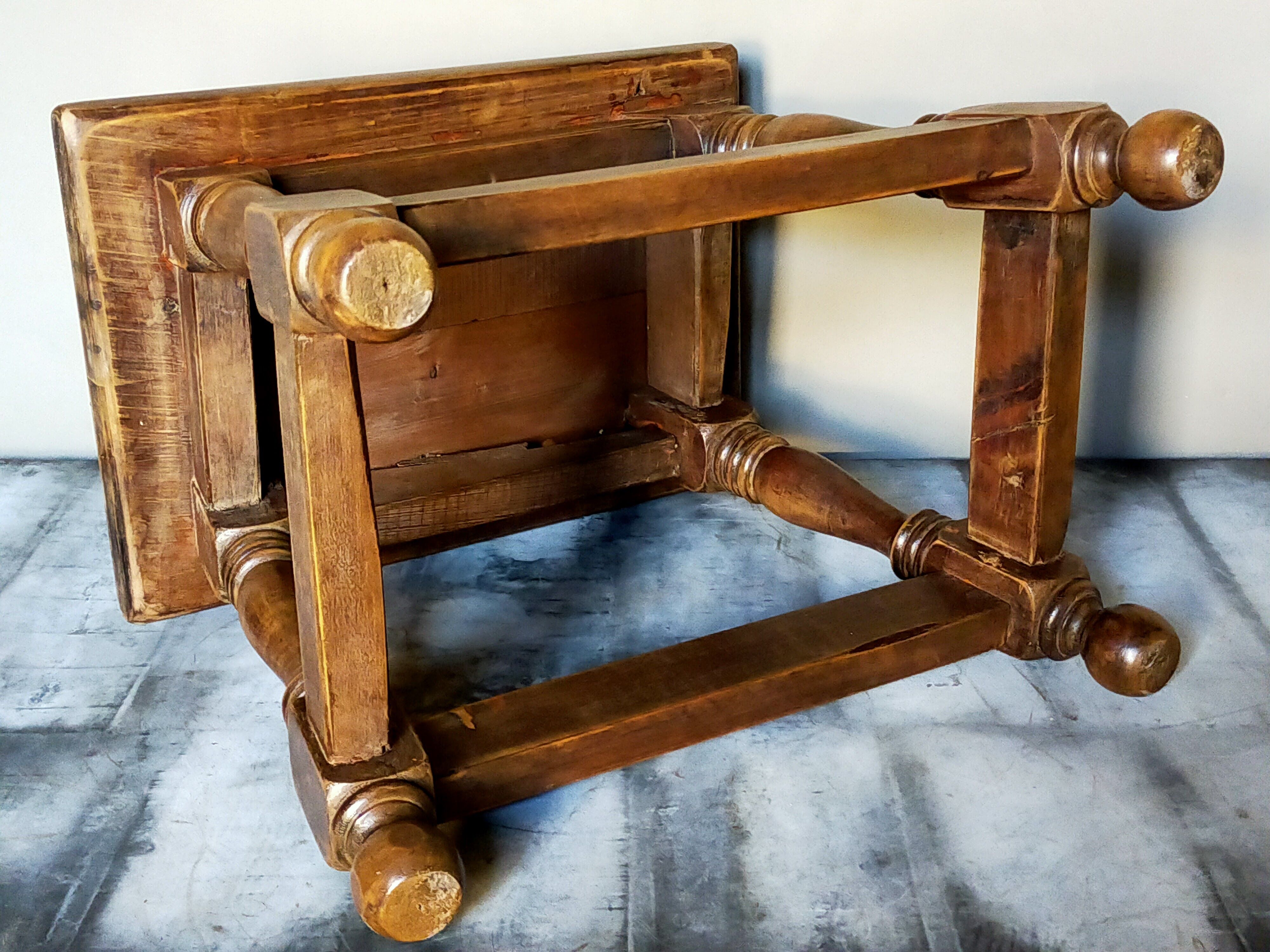 19th century wooden stool
