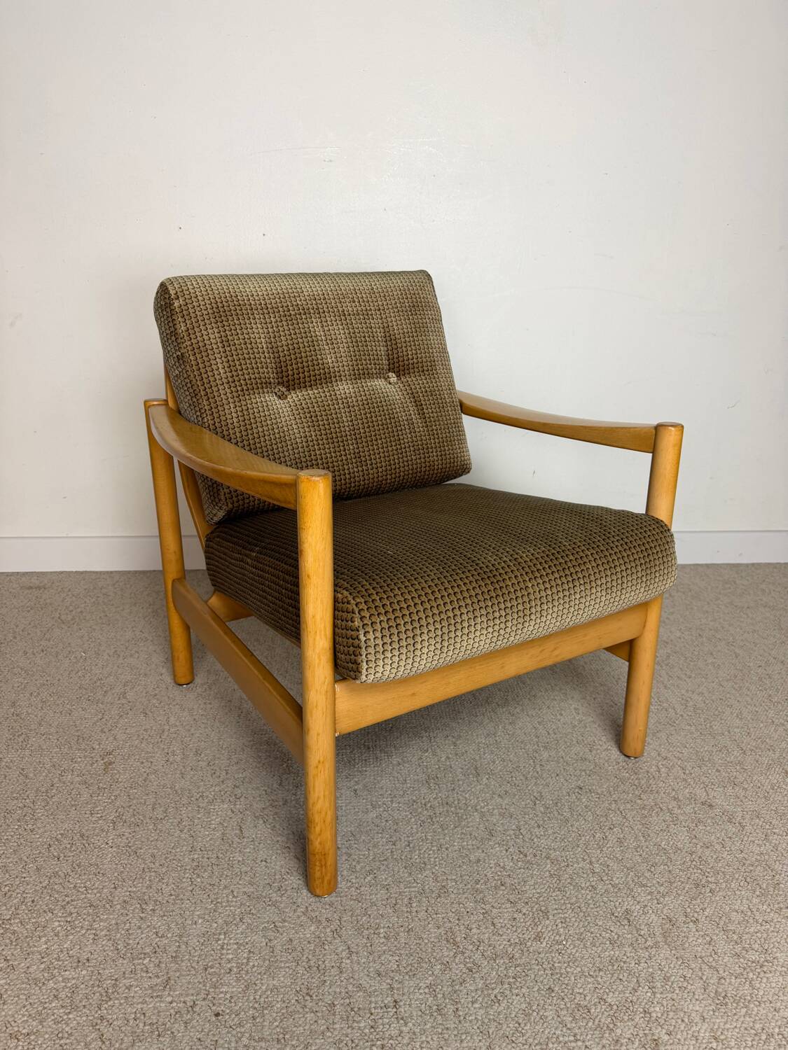D-Bed sofa and two vintage armchairs from the 70s/80s.