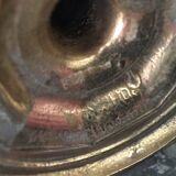 Nijhof Holland candlesticks in gilded brass