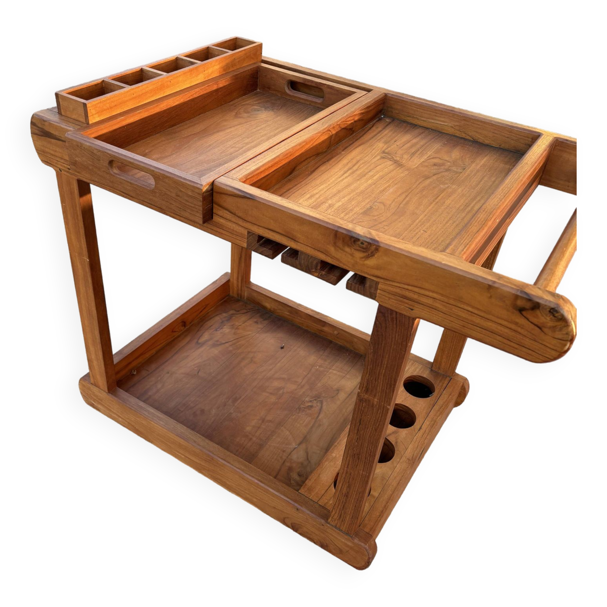 Scandinavian teak server