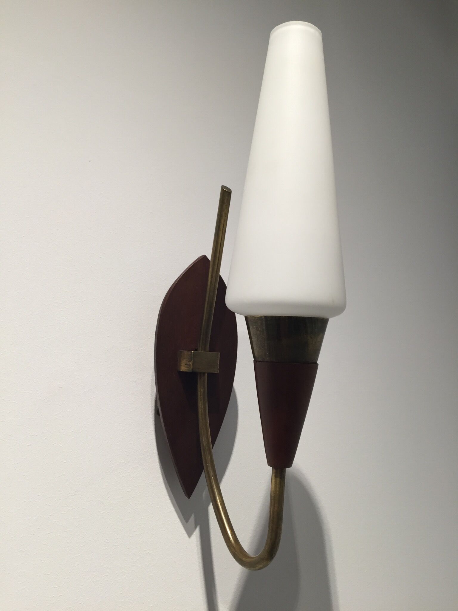 Pair of sconces Scandinavian 1950
