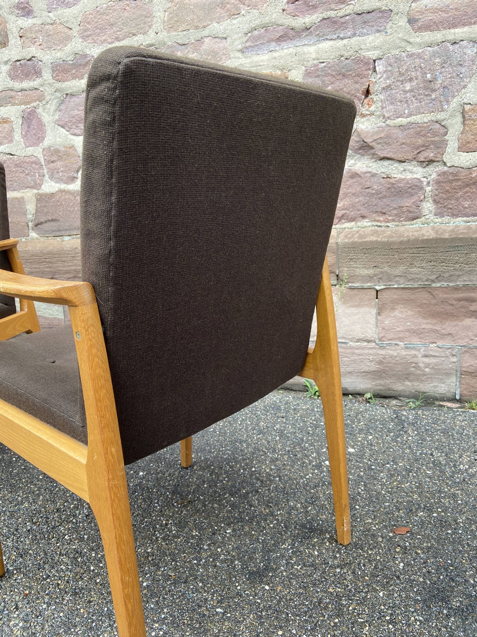 Pair of armchairs scandinavian lounge chairs 60s fröscher kg