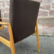 Pair of armchairs scandinavian lounge chairs 60s fröscher kg