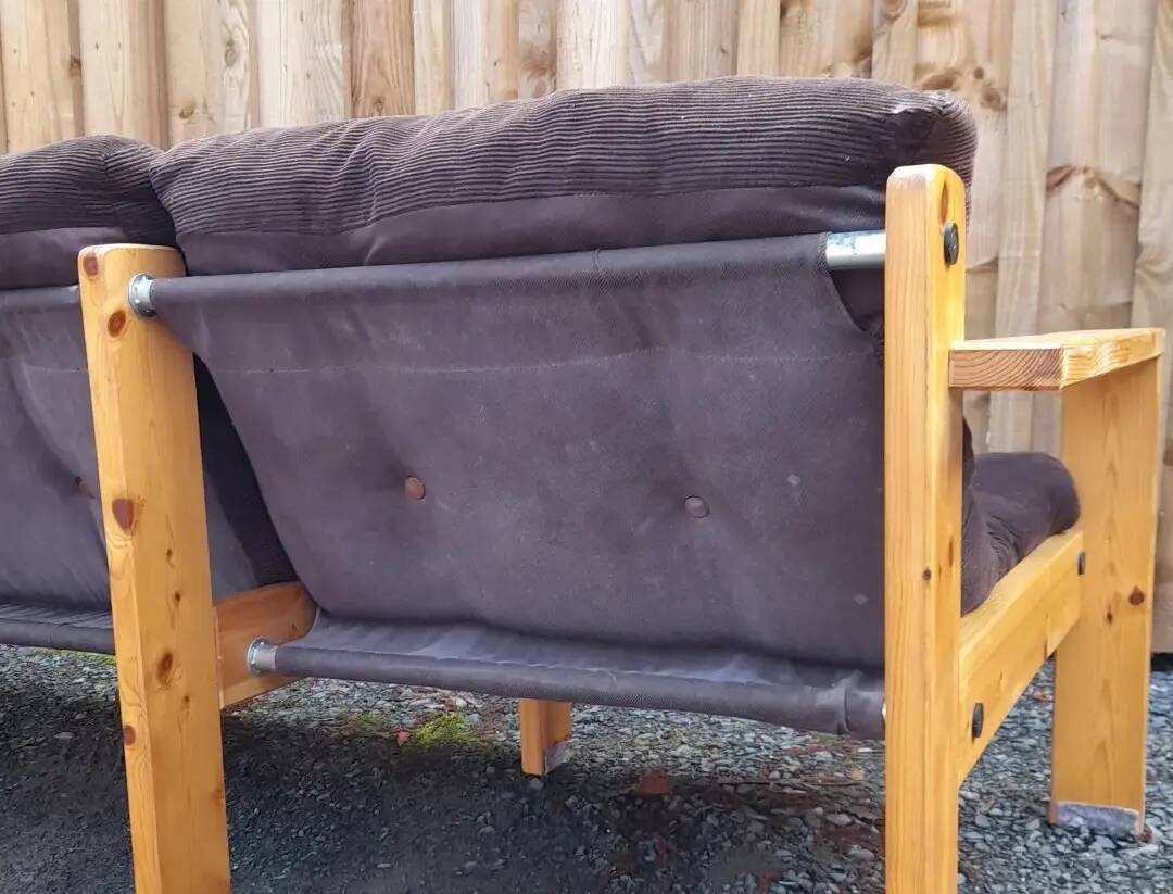 Yngve Ekström Sweden 3-seater sofa in pine