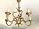 Golden bronze chandelier in Louis XV style