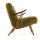 Fauteuil Coja vintage restauré du milieu du siècle 'Zwijndrecht'