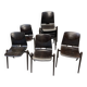 Lot de 10 chaises Galvanitas S22 Wengé années 70 Pays Bas