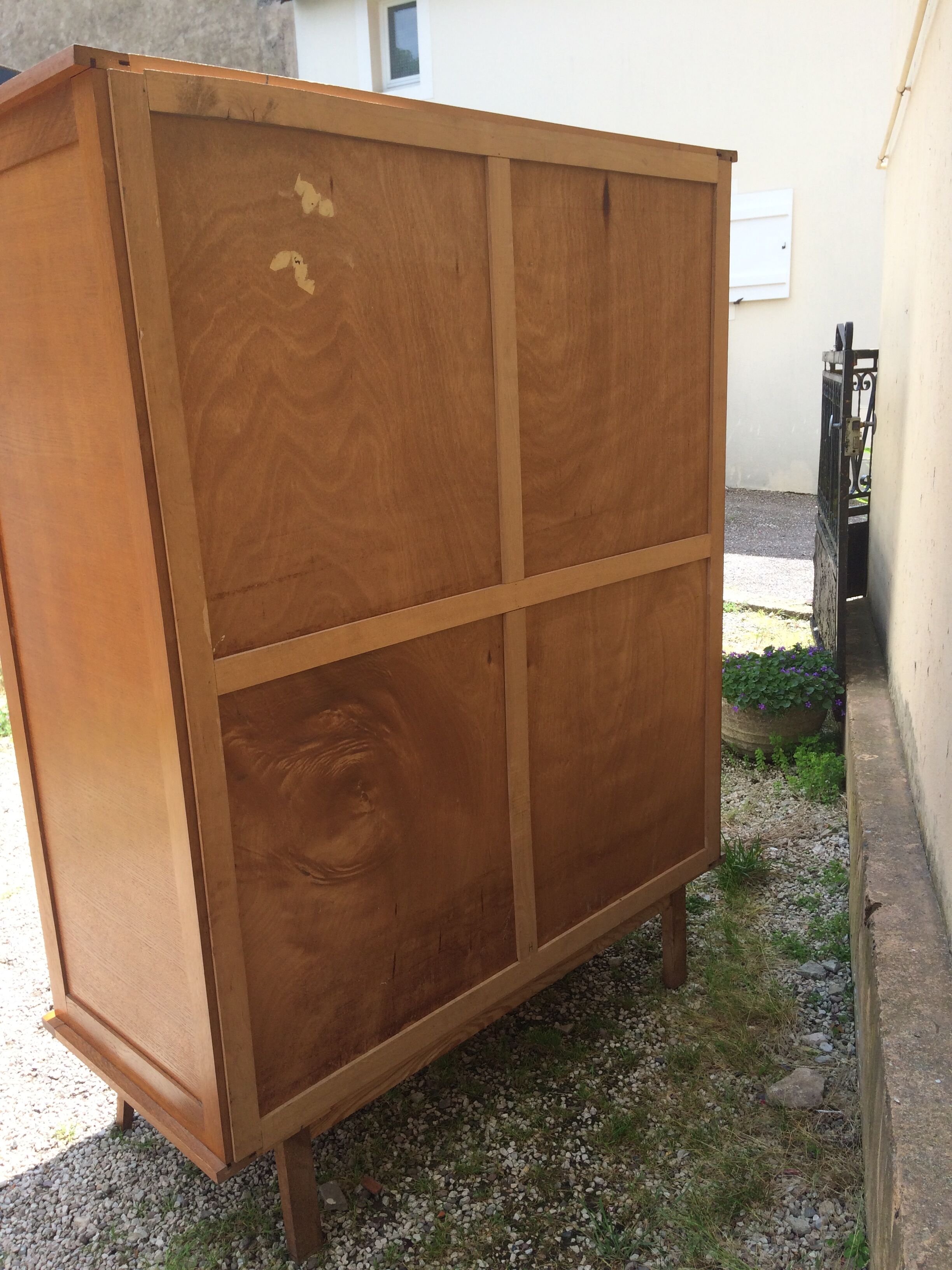 Vintage cabinet feet compass