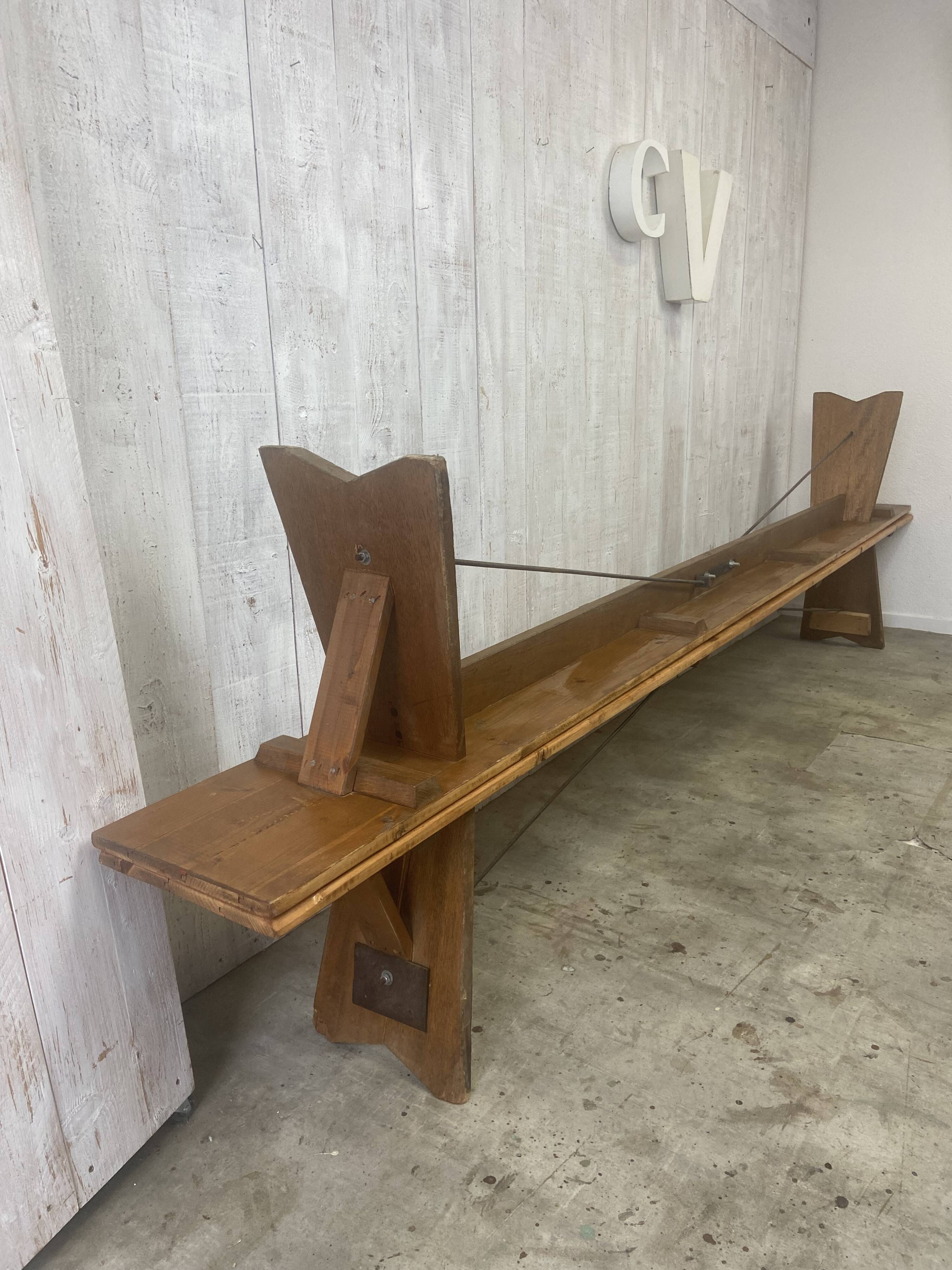 Large farmhouse bench