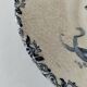 Antique oval earthenware dish – “Iris” model Clairefontaine