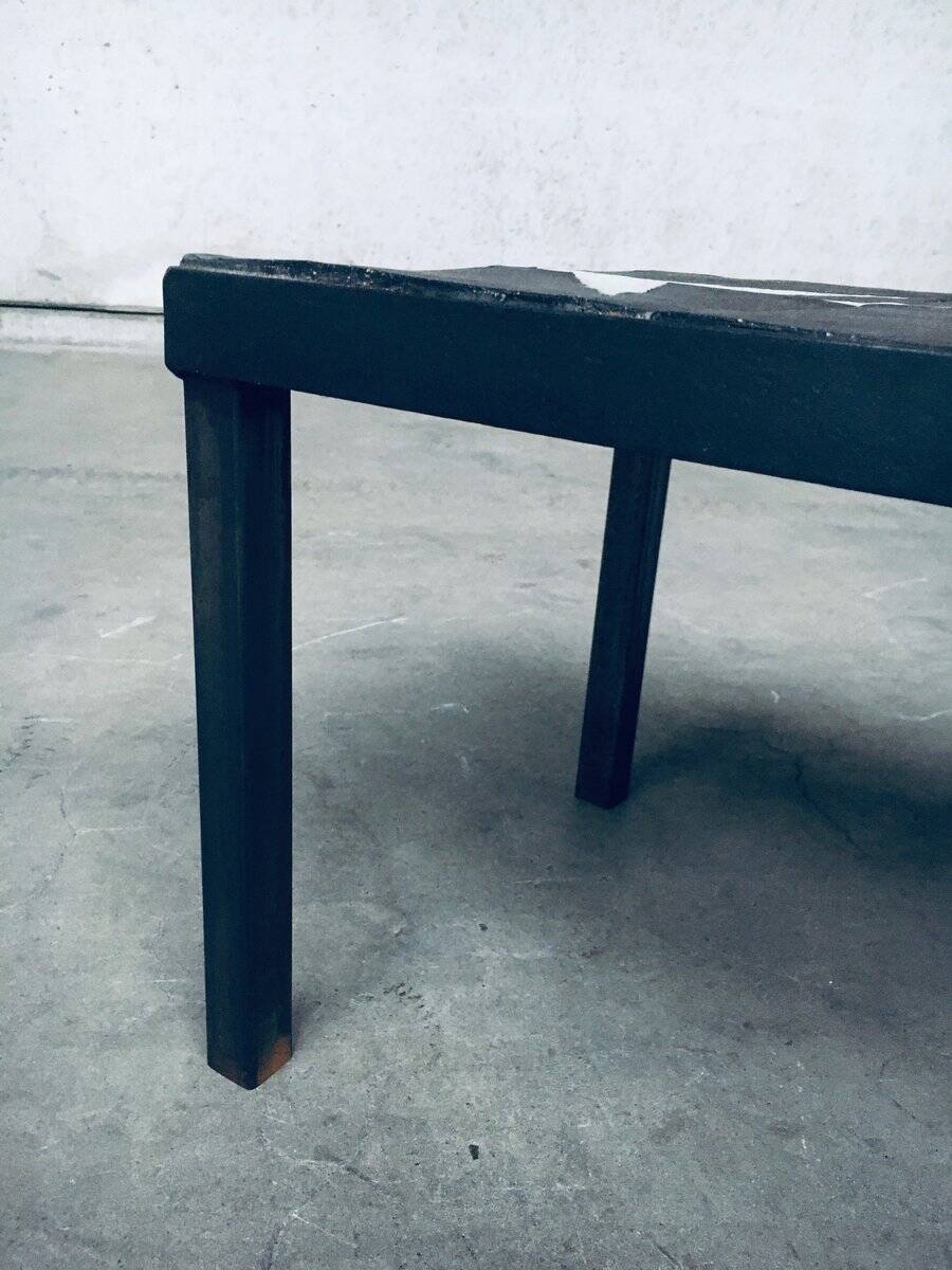 Ceramic Tile Side Table, Belgium, 1960s
