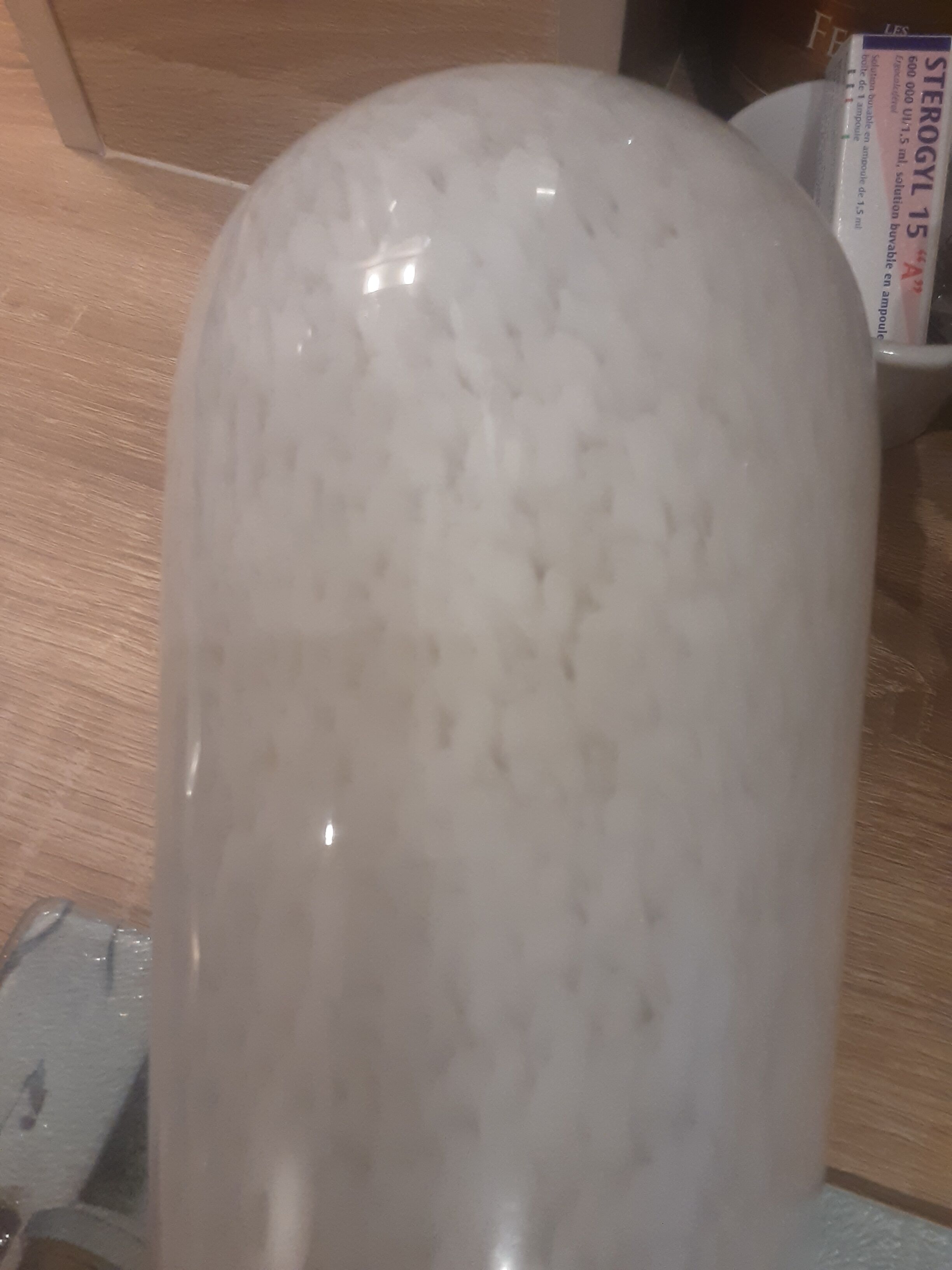 White Murano vase - year 80