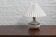 Vintage ceramic table lamp by Axella Stentoj, Denmark, 1960s