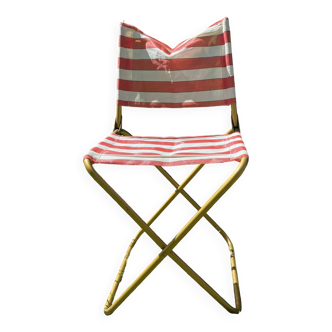Vintage folding camping chair