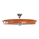Large recessed lamp with complex floral inlay, Swedish Grace