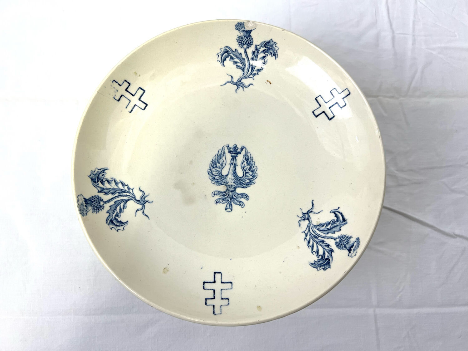 Standing Cup Luneville thistle and cross of Lorraine