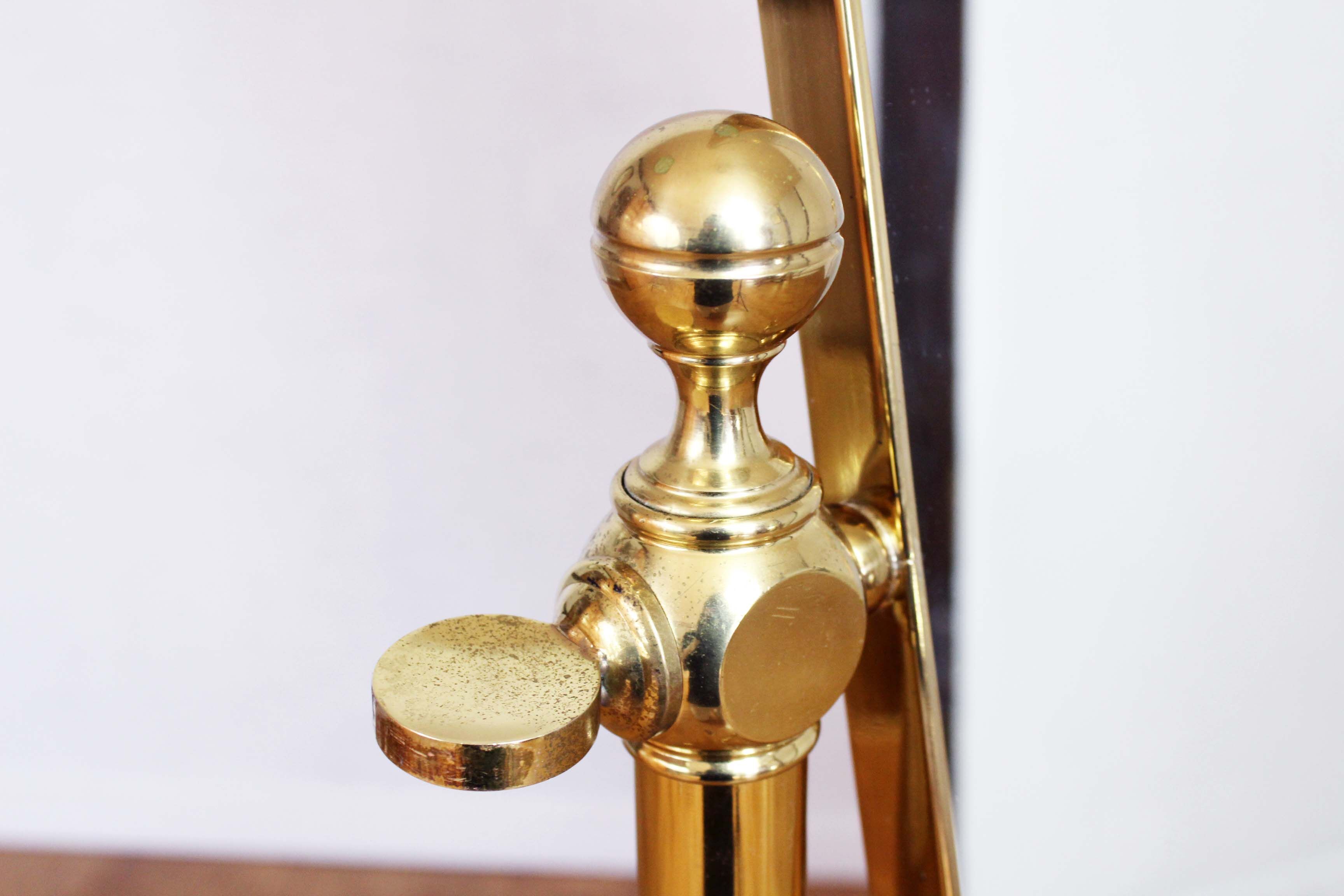 Brass psyched mirror 160x29cm