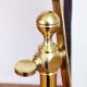 Brass psyched mirror 160x29cm
